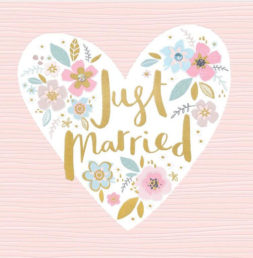 Picture of JUST MARRIED CARD